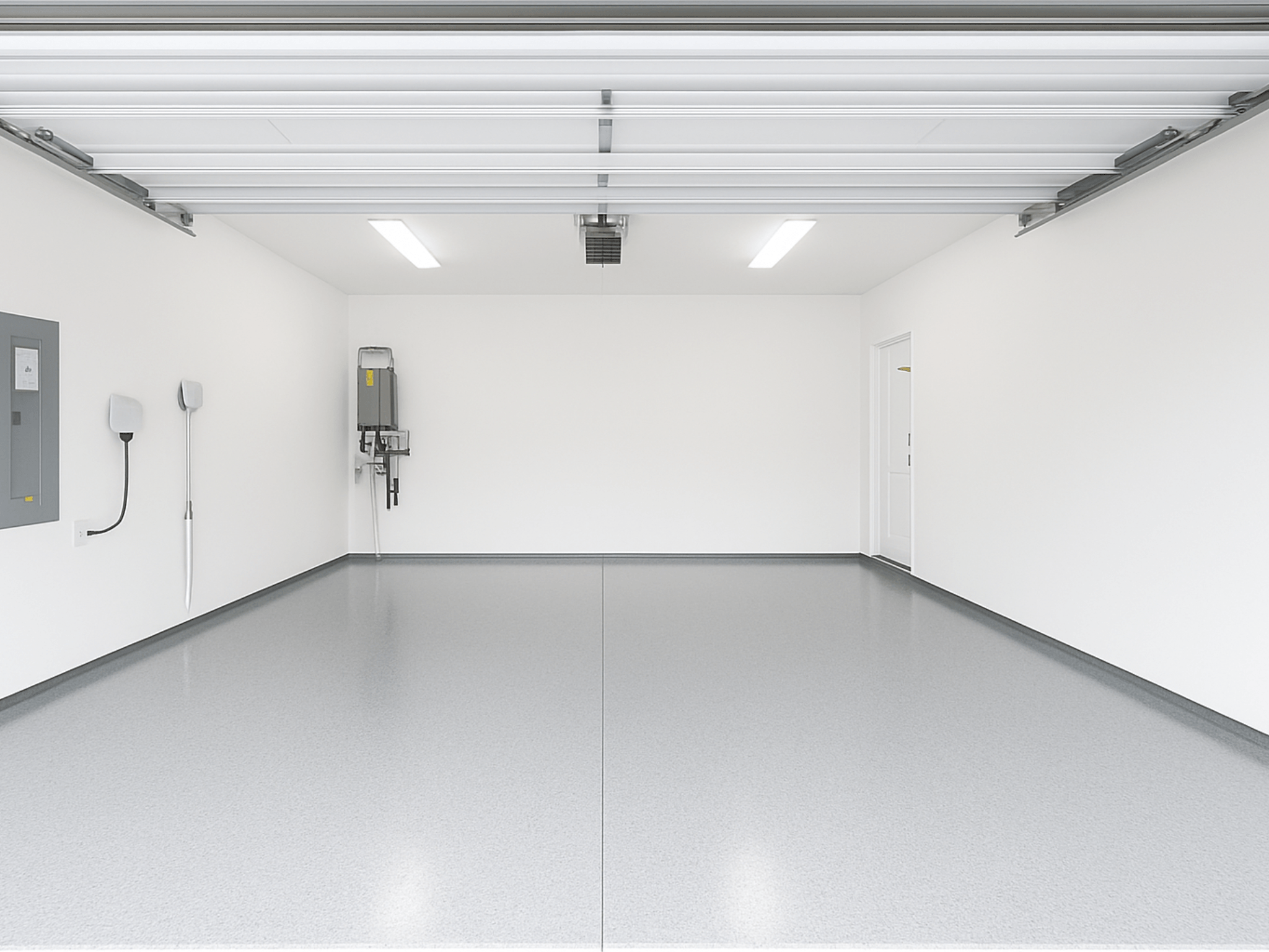 Finished epoxy floor coating