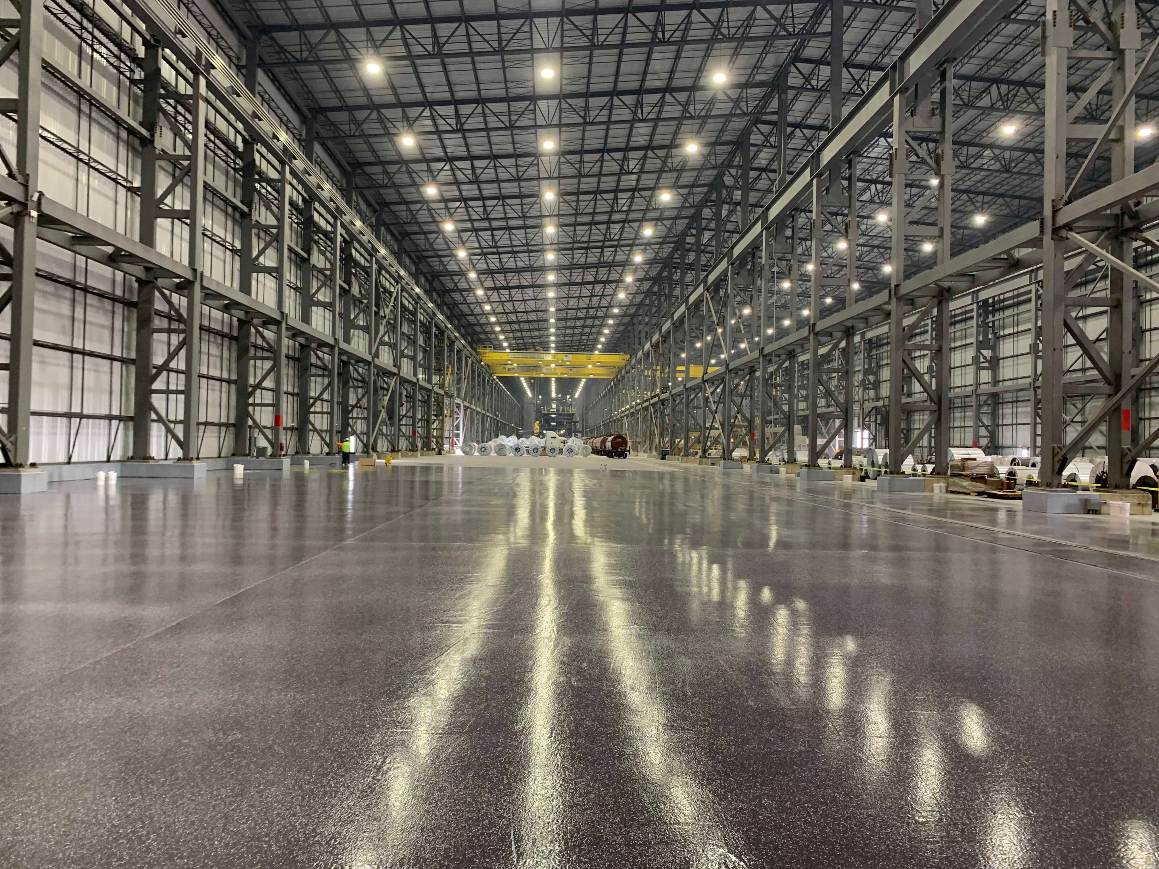 Commercial epoxy floor coating